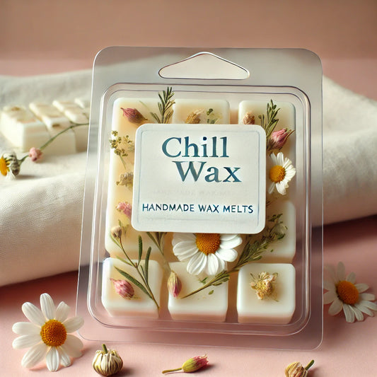 Chill Wax Melts: Χαλάρωση και Ευεξία με Αποξηραμένο Χαμομήλι και Τριαντάφυλλο