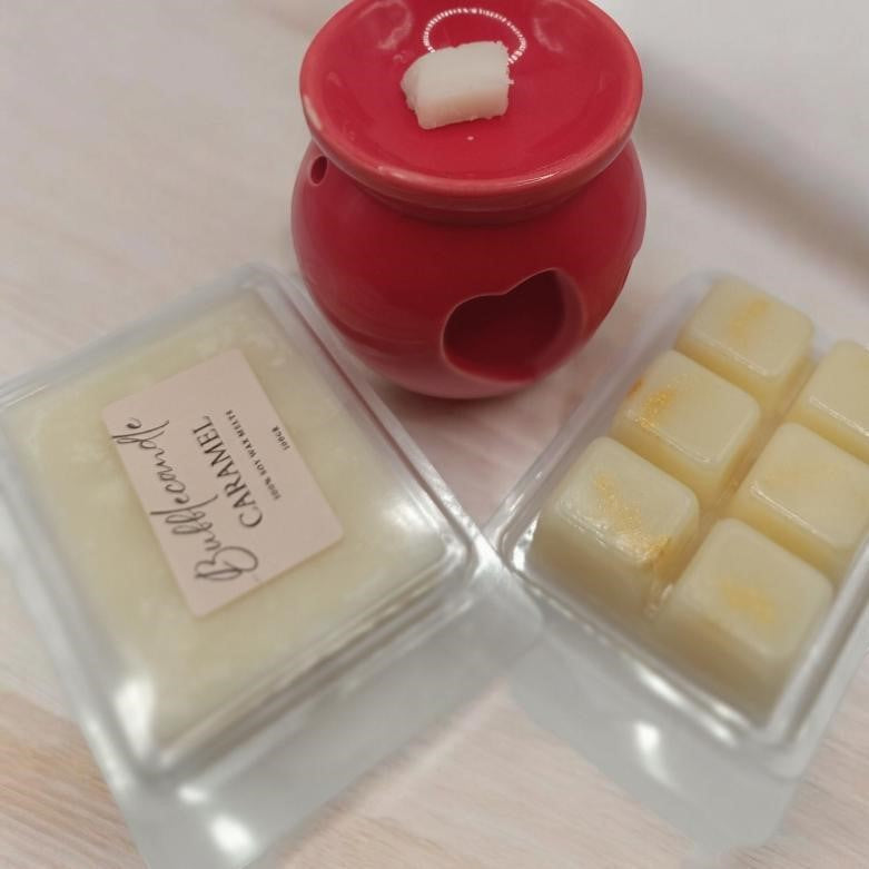 Χειροποίητα Wax Melts με Άρωμα Καραμέλα σε Μπάρα | 100% Φυτικά Wax Melts Σόγιας