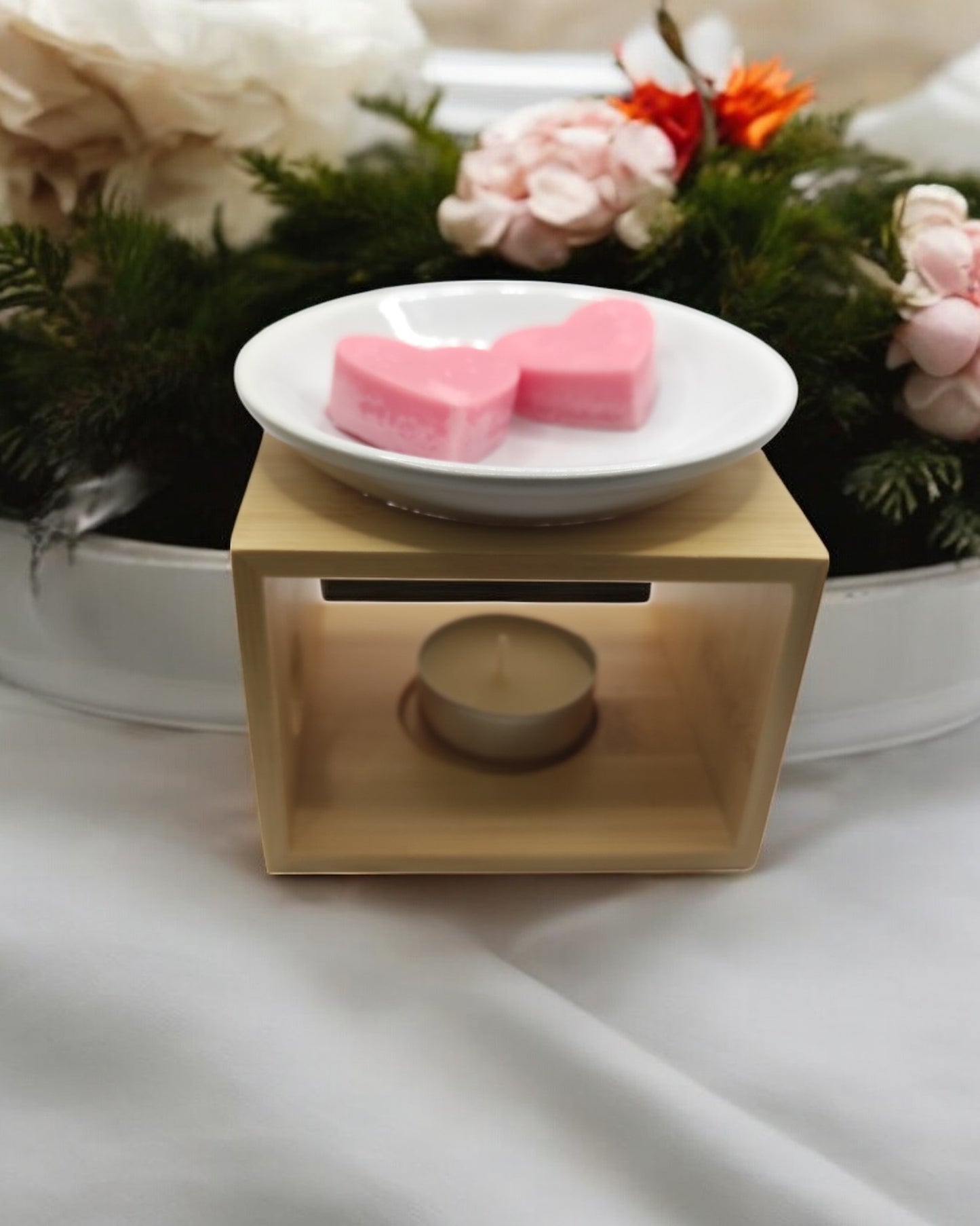 Αρωματιστής Wax Melts με Ξύλινη Βάση - Ιδανικός για Cozy Ατμόσφαιρα