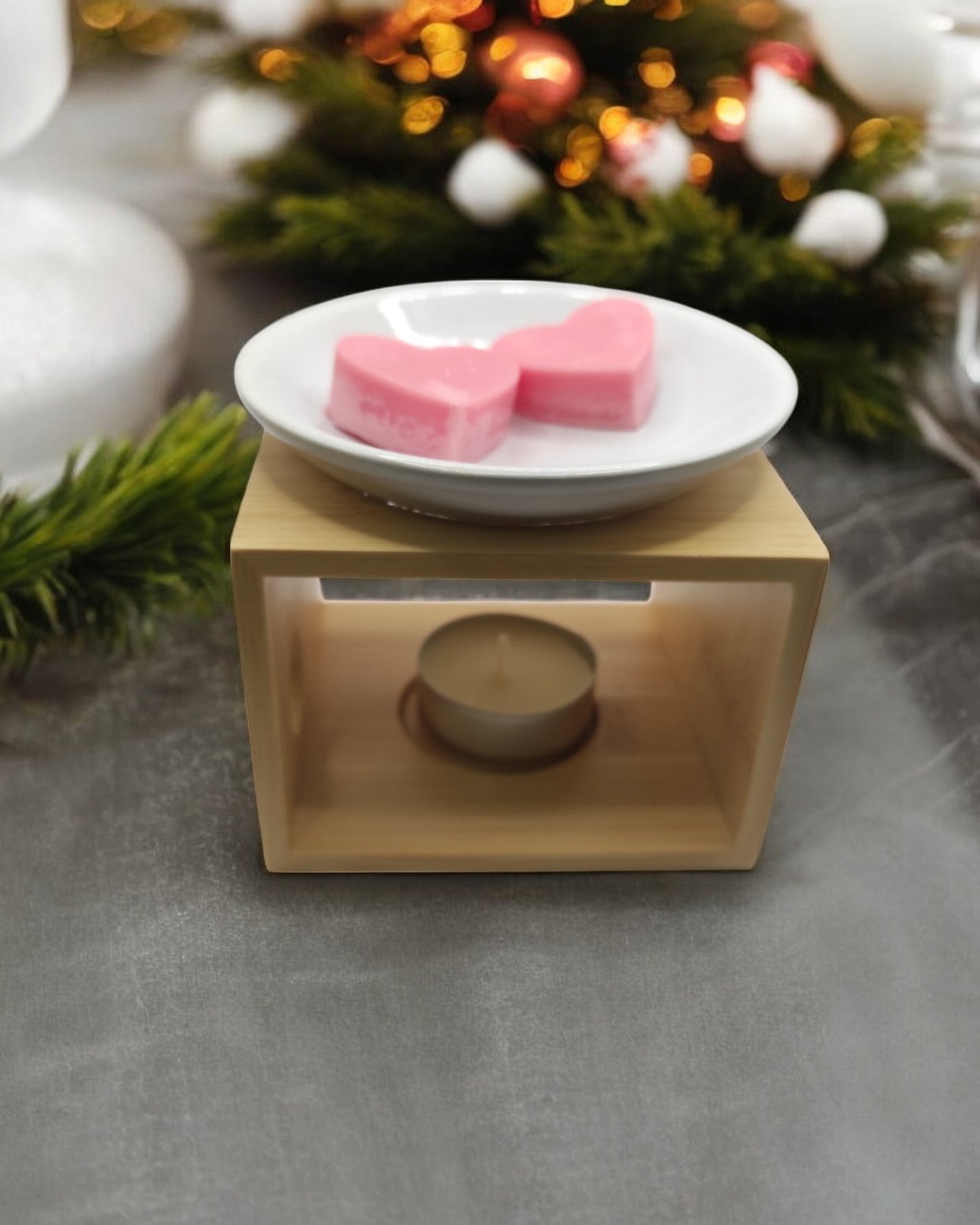 Αρωματιστής Wax Melts με Ξύλινη Βάση - Ιδανικός για Cozy Ατμόσφαιρα