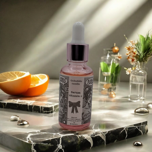 Bubblecandle Glow Serum – Ορός Βιταμίνης C & Κουρκουμά για Λαμπερή Επιδερμίδα