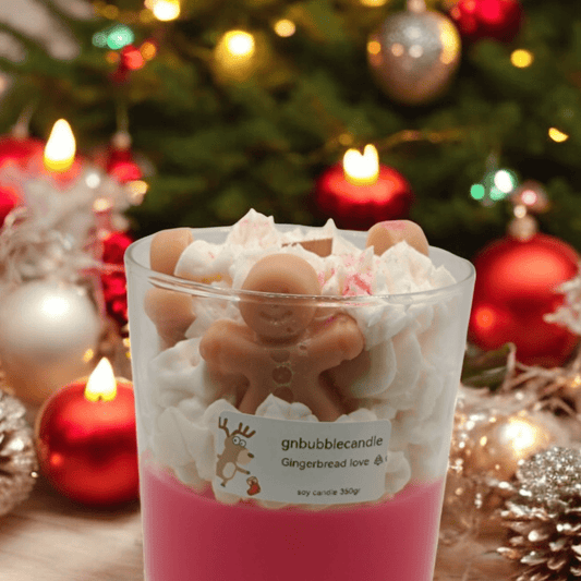 ΚΕΡΙ ΣΟΓΙΑΣ Christmas Gingerbread 350gr - BubbleCandles