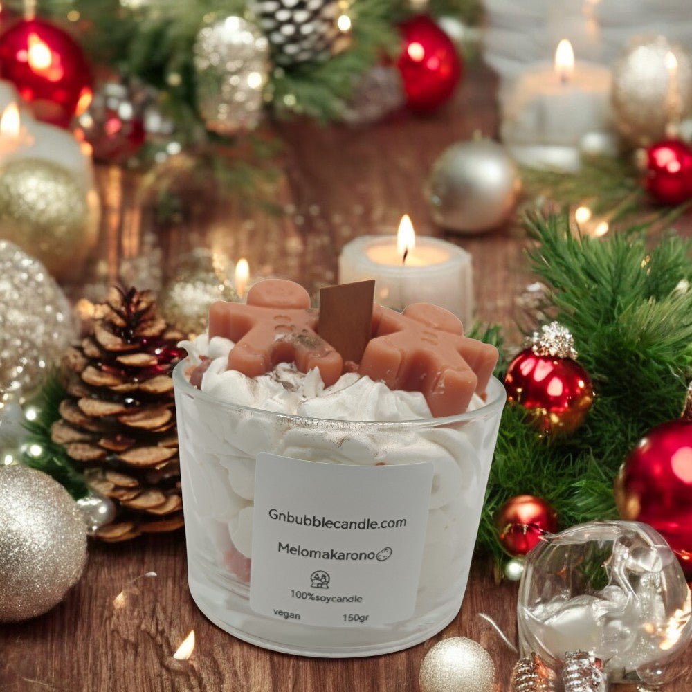 Κερί Σόγιας Melomakarono Christmas Delight 150 gr - BubbleCandles